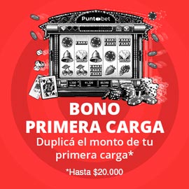 Duplicá el monto de tu primera carga